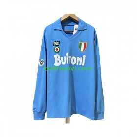 SSC Napoli 1987 Retro Domaći Nogometni Dres 1988 Dugim Rukavima